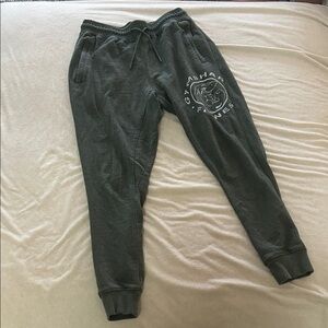 Men’s Greenish Gray Gymshark Fitness Joggers
